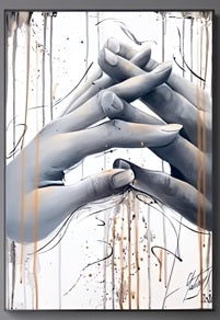 Hand in Hand Wall Painting