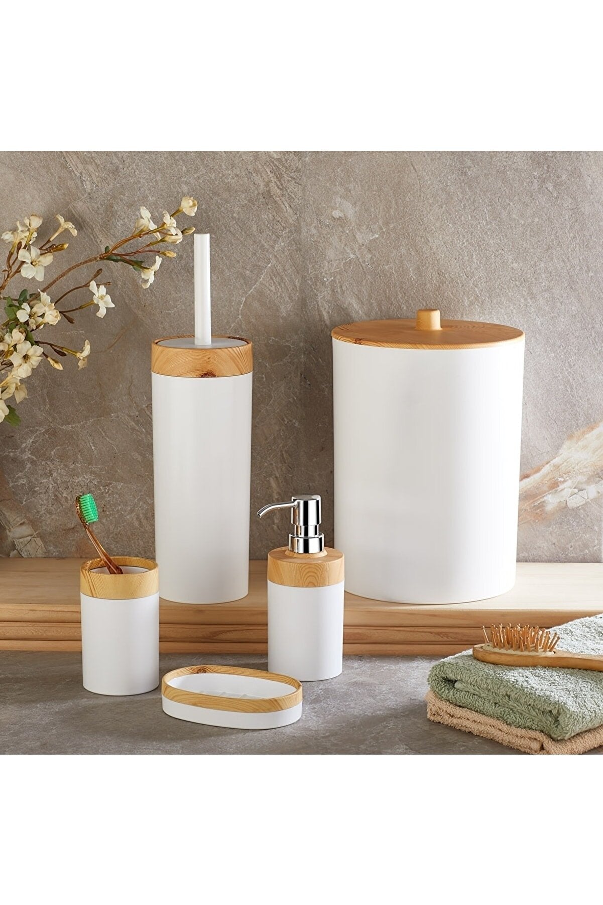 Bamboo Bathroom Set