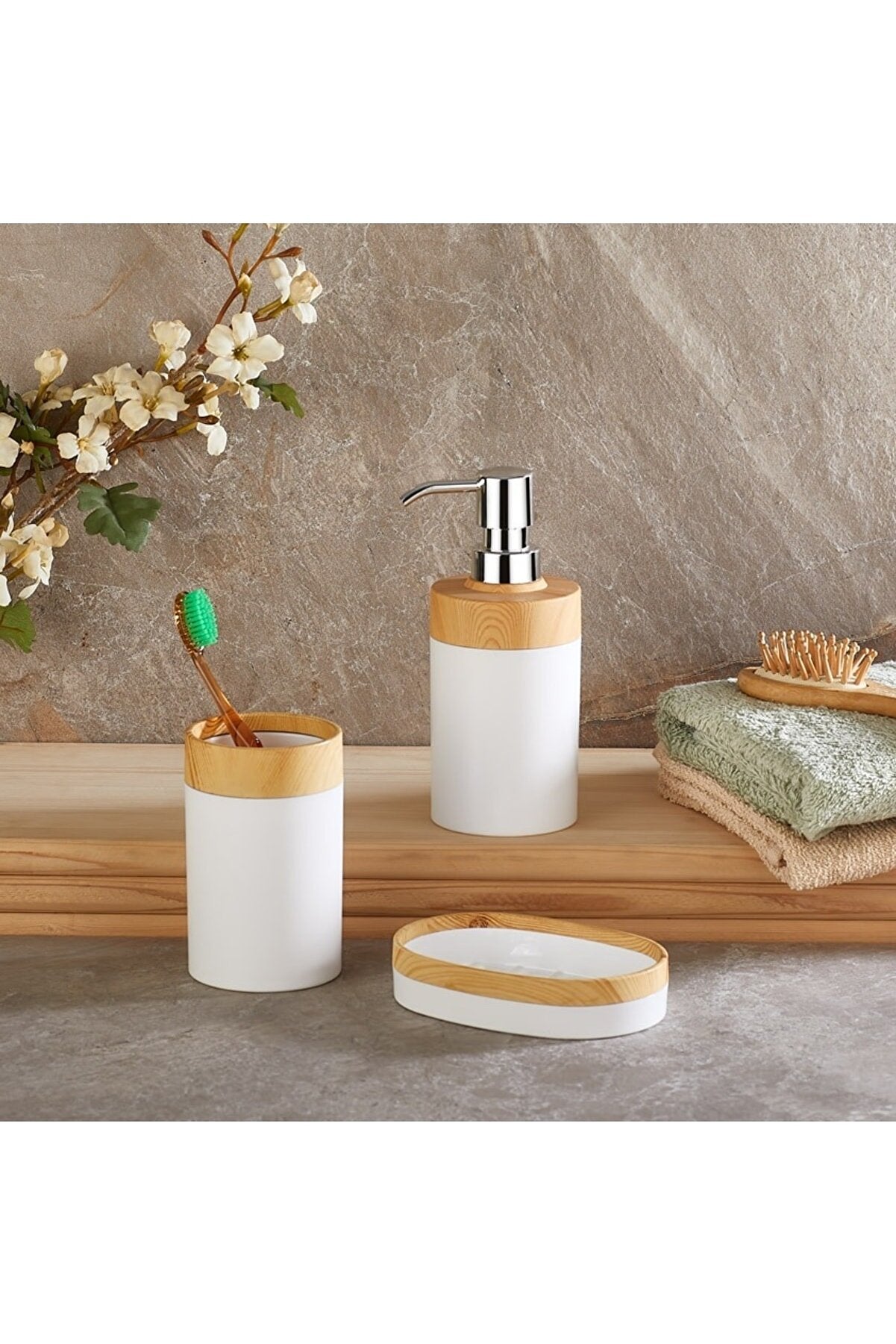 Bamboo Bathroom Set
