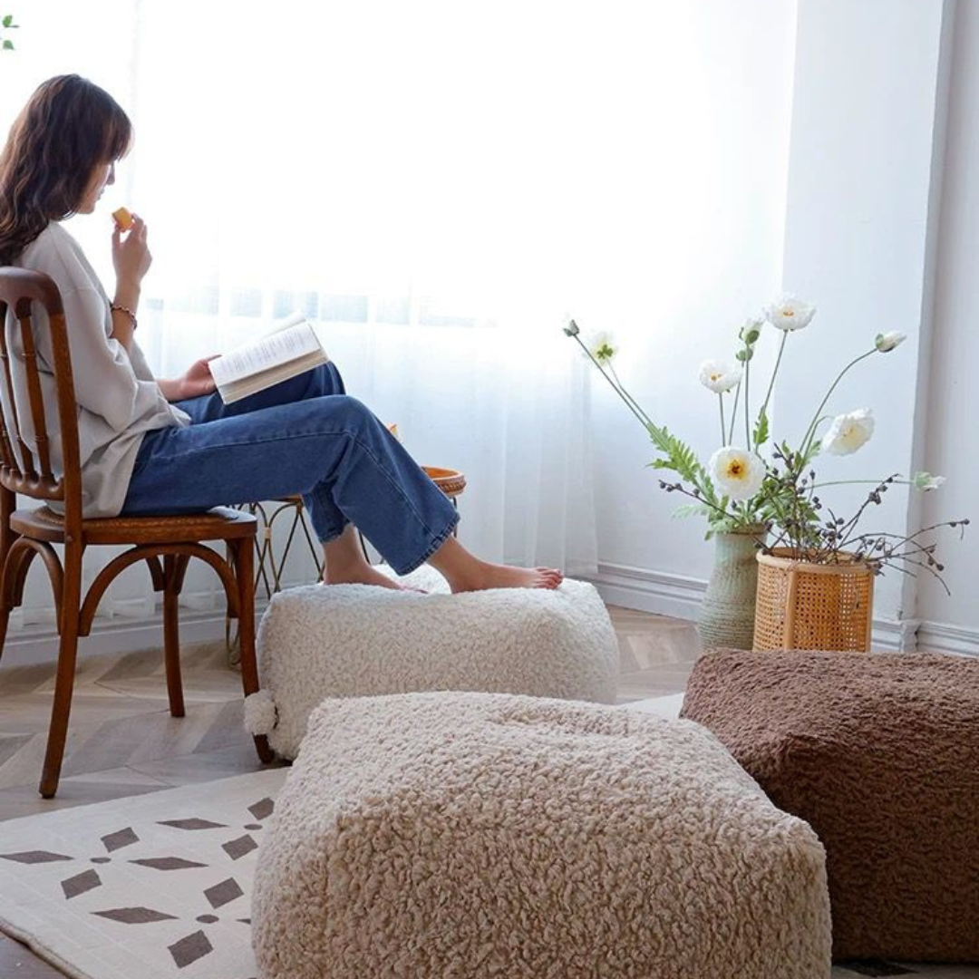 Square Chunky Pouf