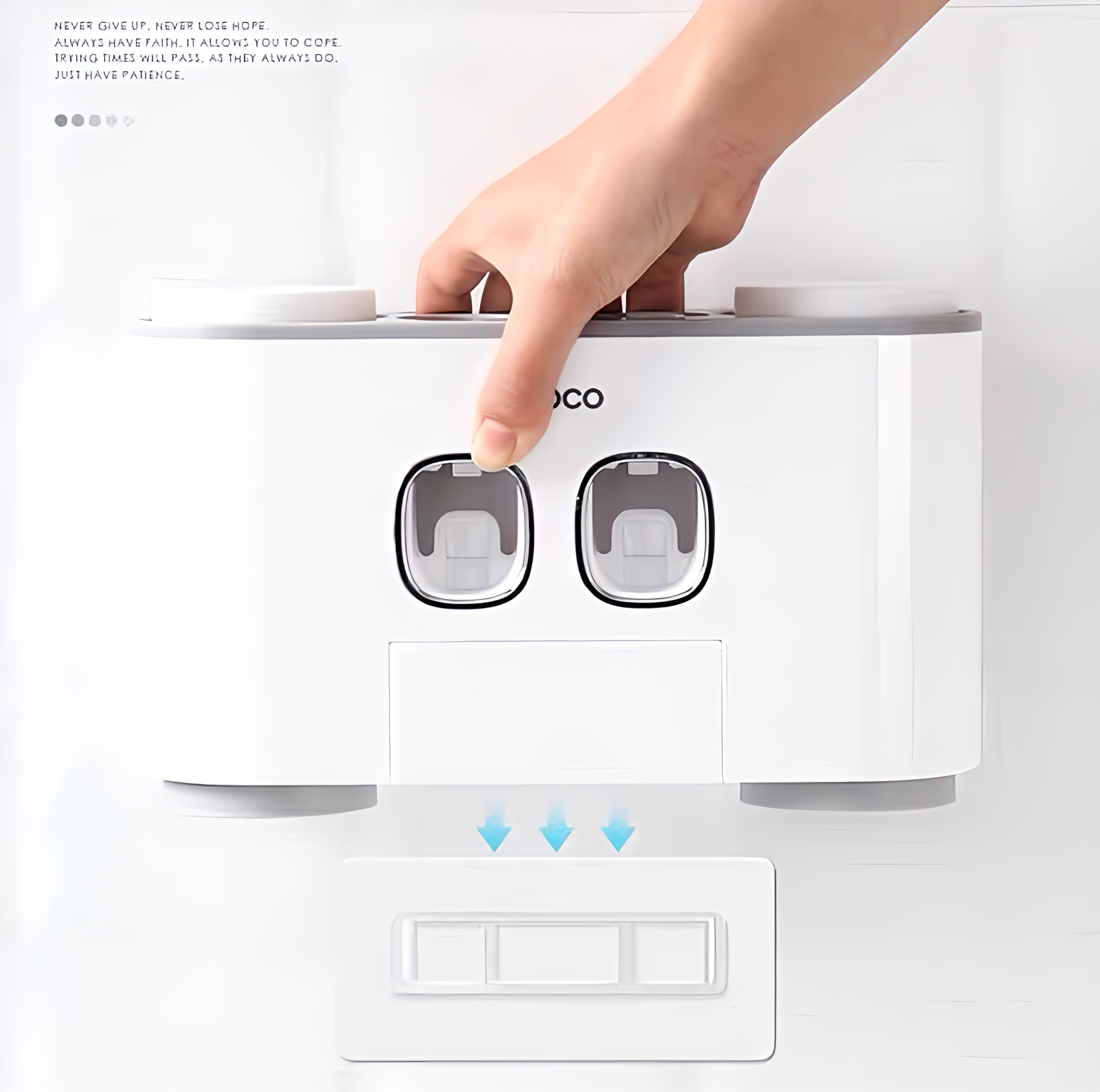 Ecoco Wall-mounted Toothpaste Dispenser