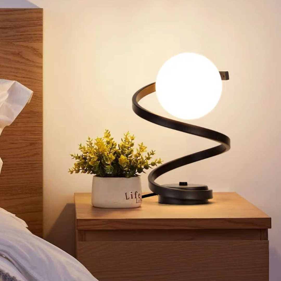 Swirly lamp