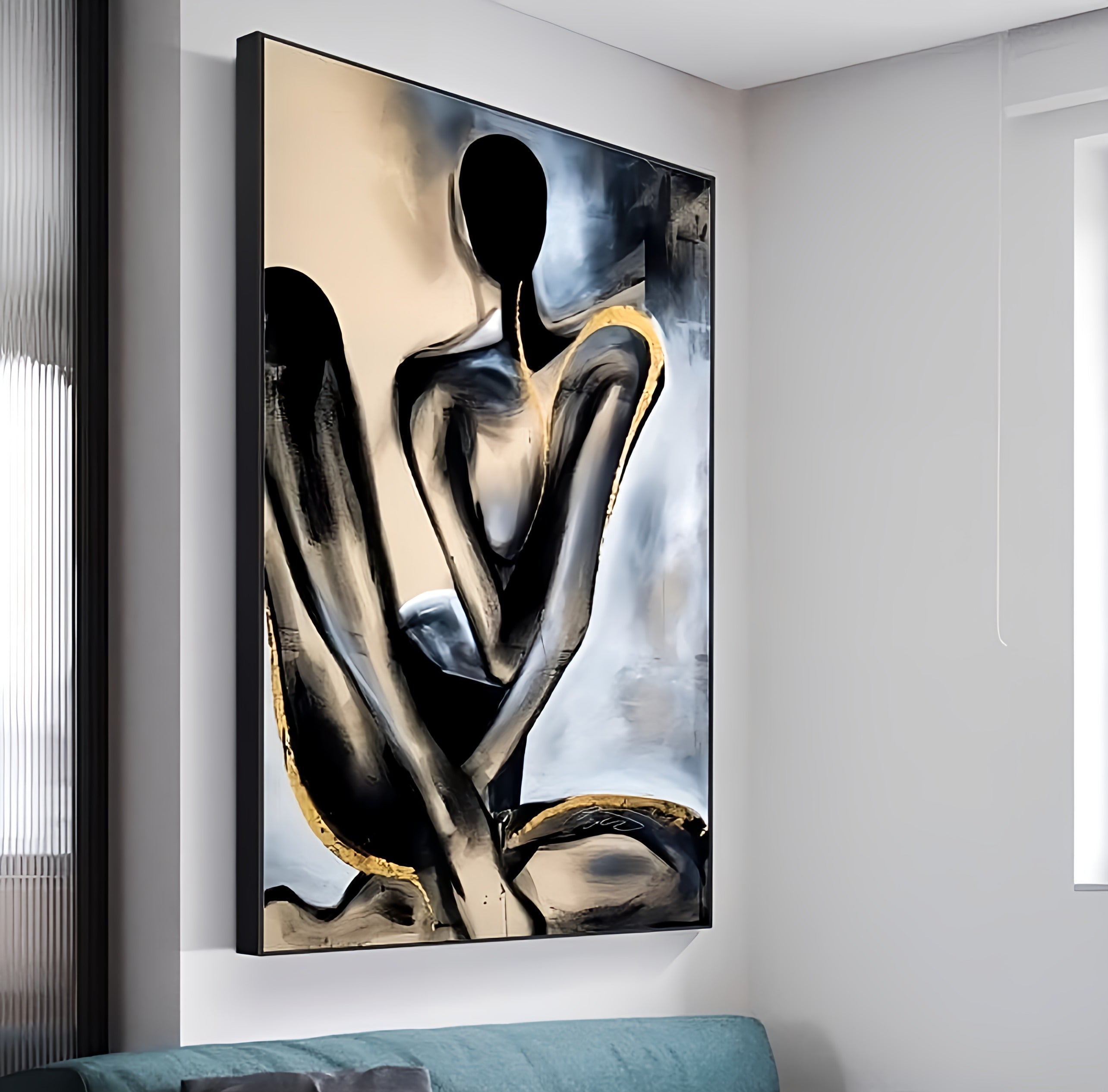 Abstract Figure Canvas