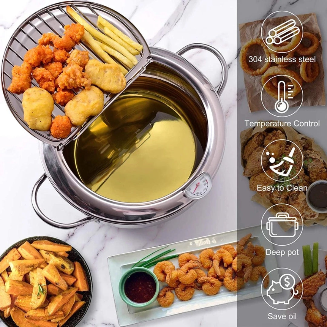 Deep Frying Pot