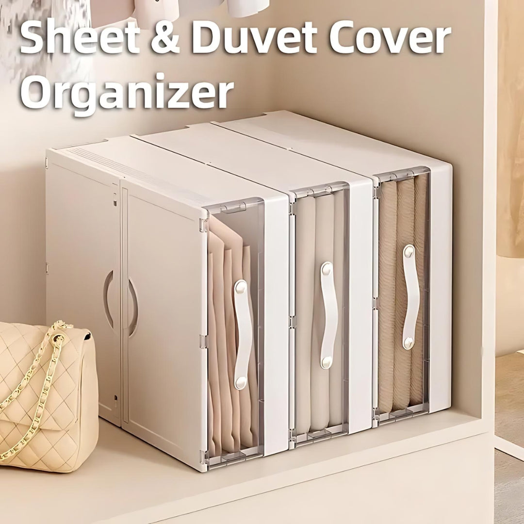 Sheet & Duvet Cover Organizer