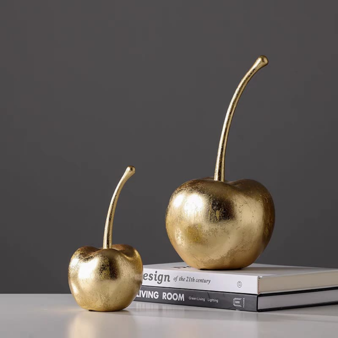 Gold cherry table decoration