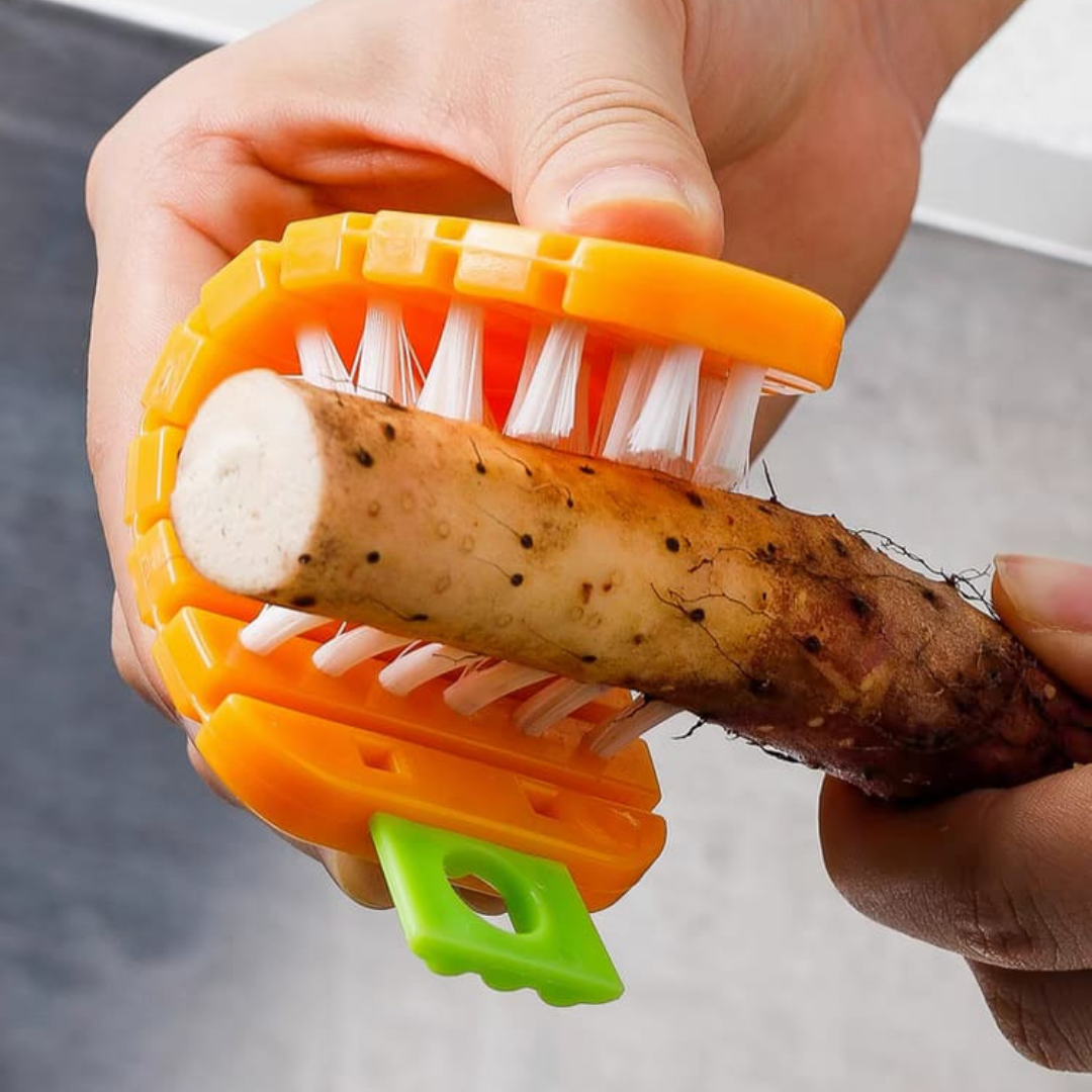 Carrot food brush