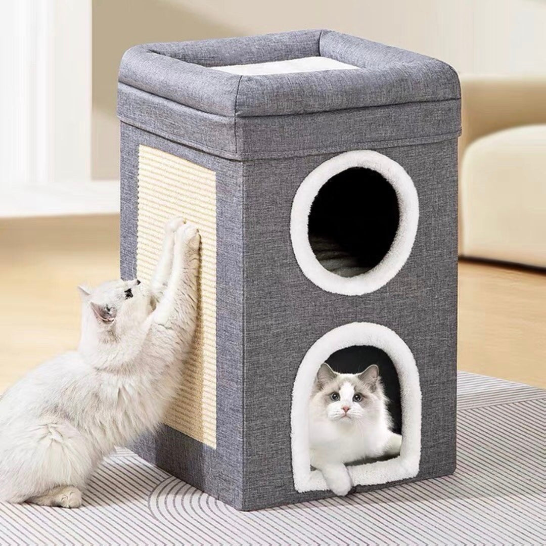 3 Layers Tower Scratcher For Cats