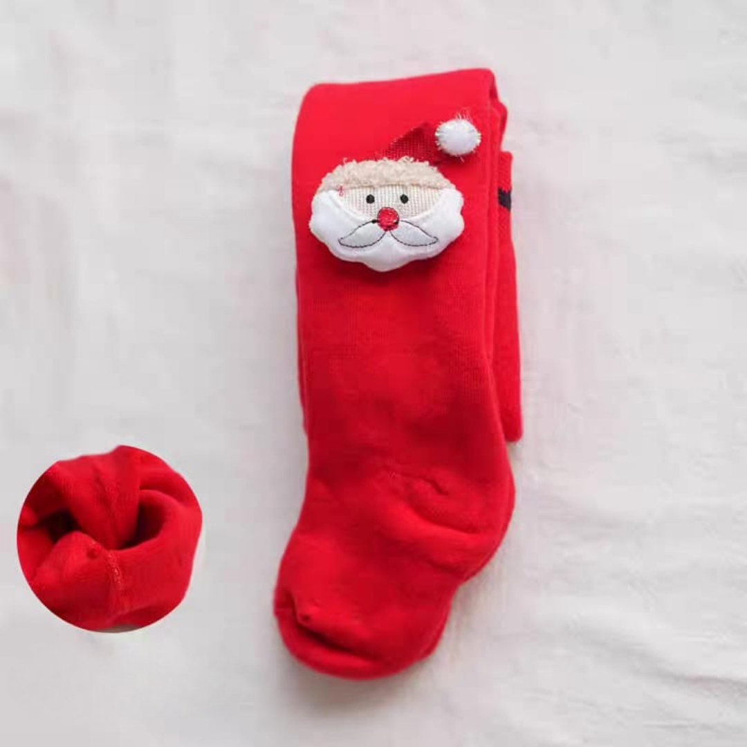 Christmas baby tights