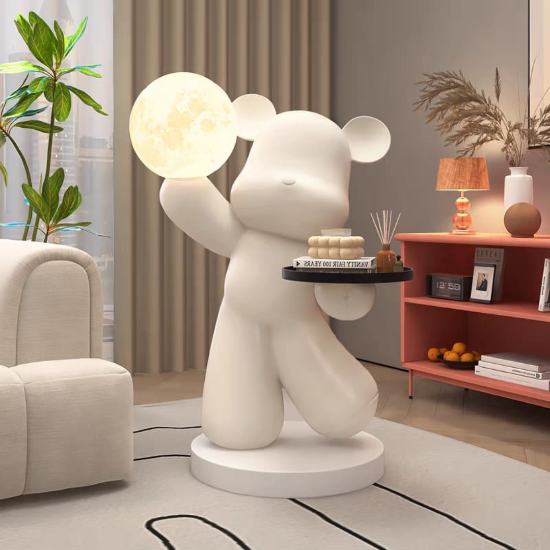 Happy bear sculpture