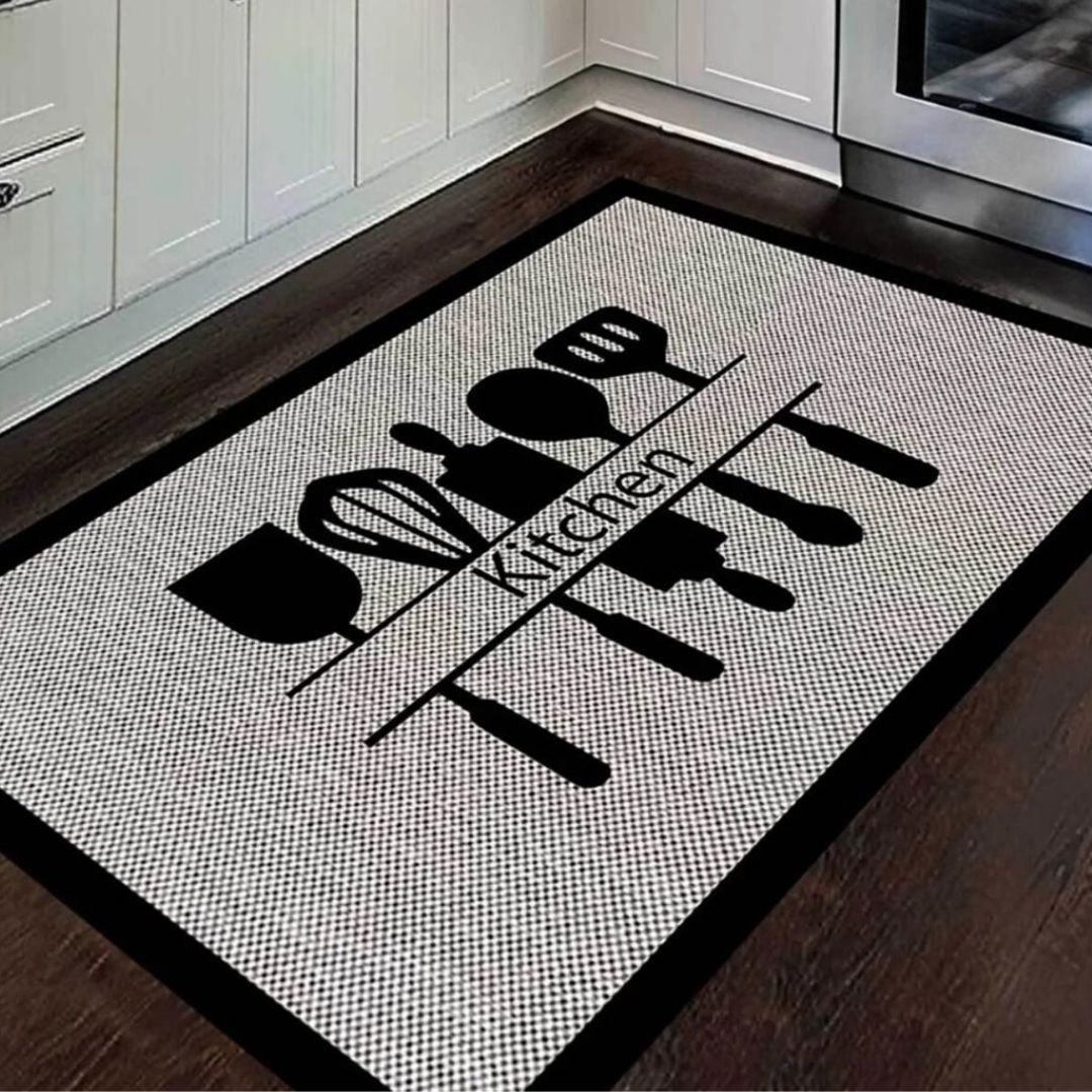 Grey Kitchen Rug