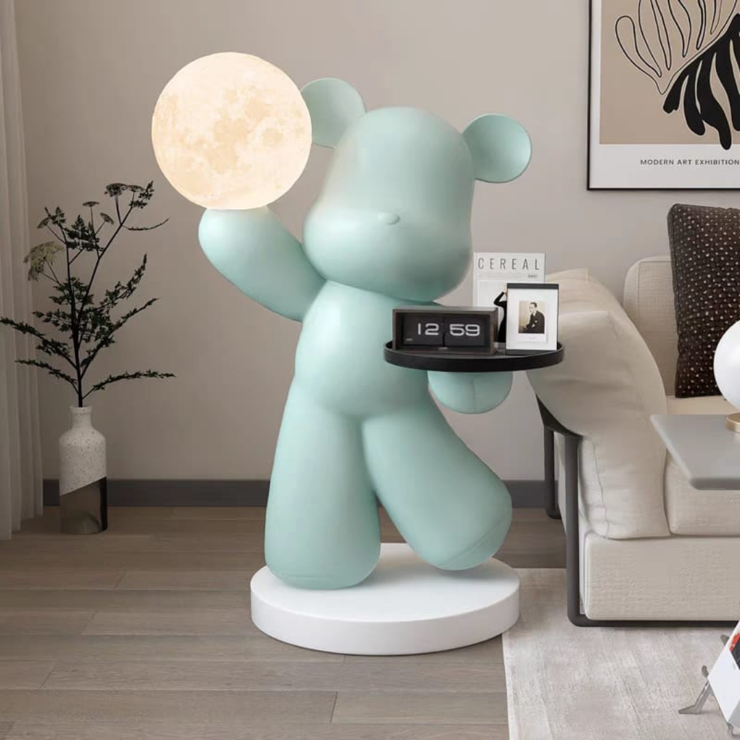 Happy bear sculpture