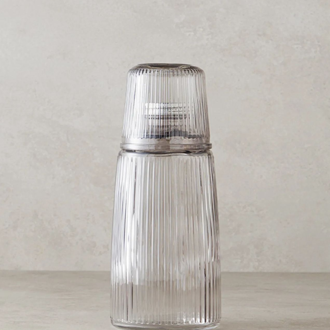 Glass Bedside Pitcher