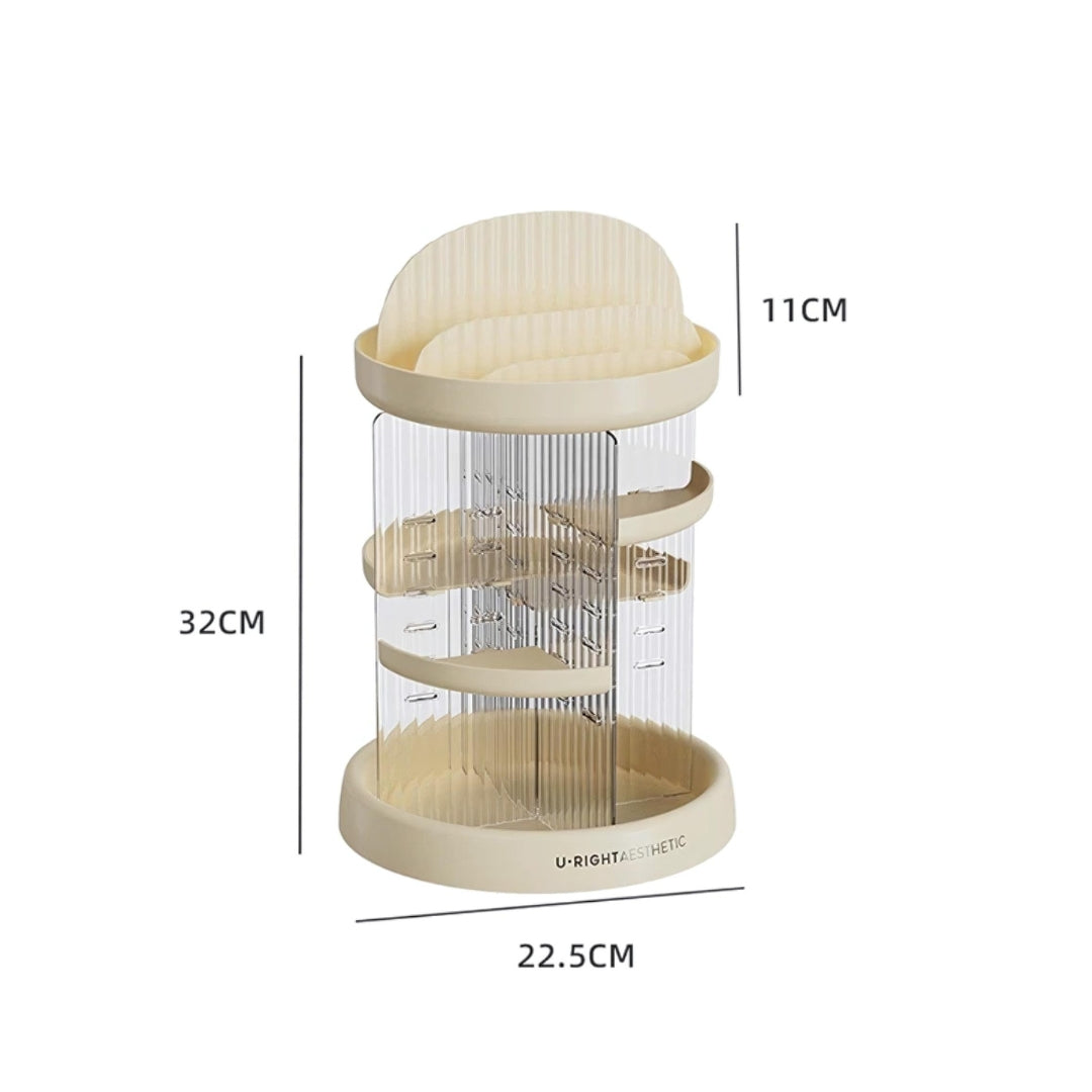Rotatable Cosmetics Organizer
