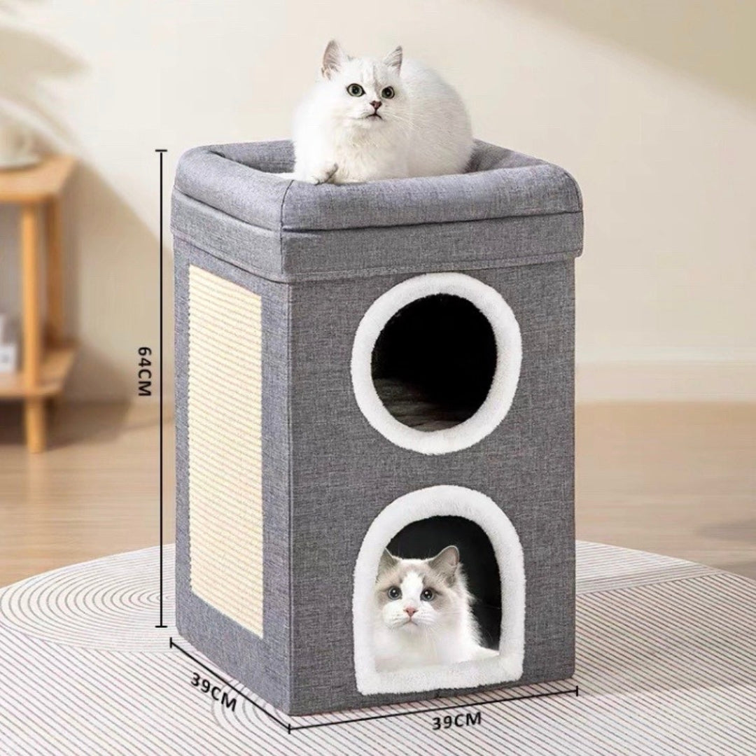 3 Layers Tower Scratcher For Cats