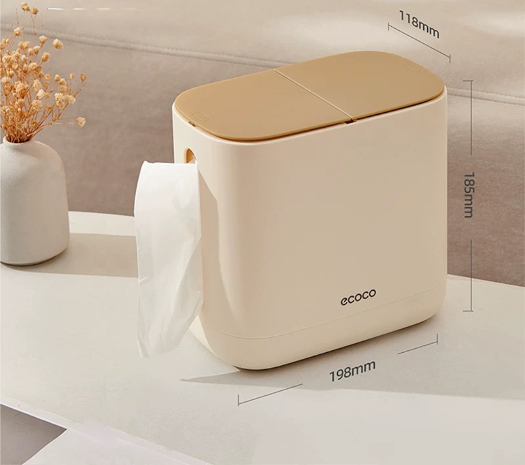 Ecoco 2 In 1 Tissue Box Holder
