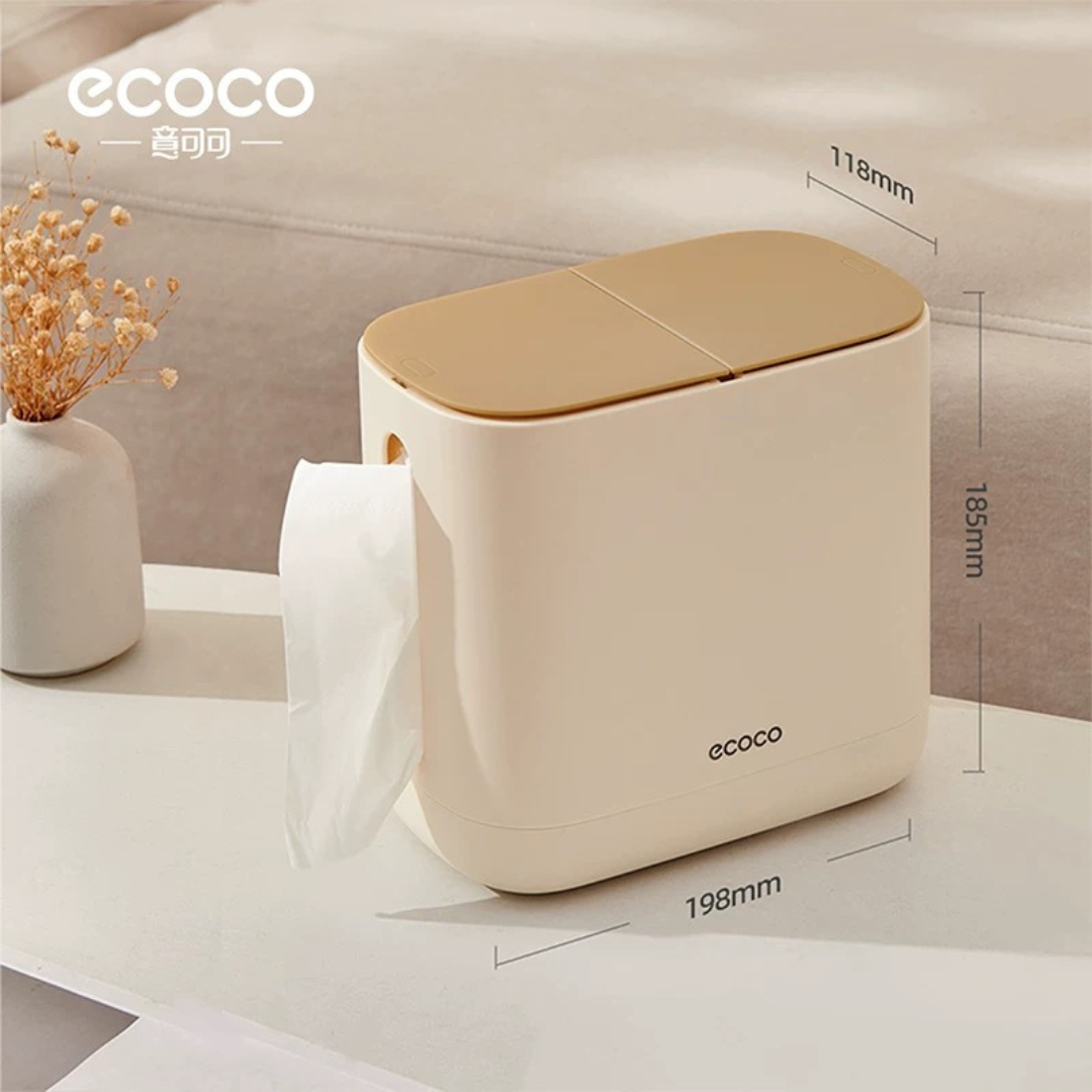 Ecoco 2 In 1 Tissue Box Holder