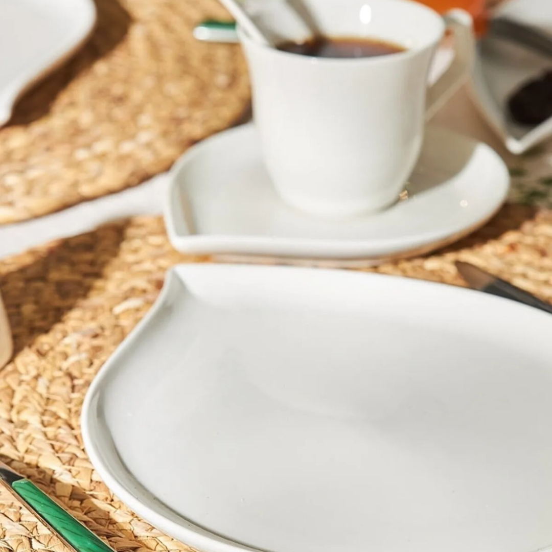 Leaf Breakfast/Serving Set 32 Pieces 6 Person