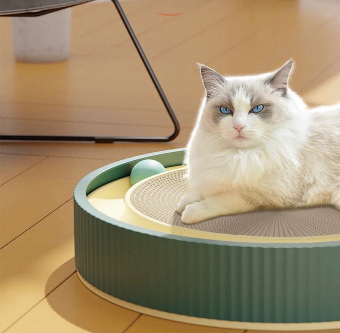 Round Scratching Board With Balls