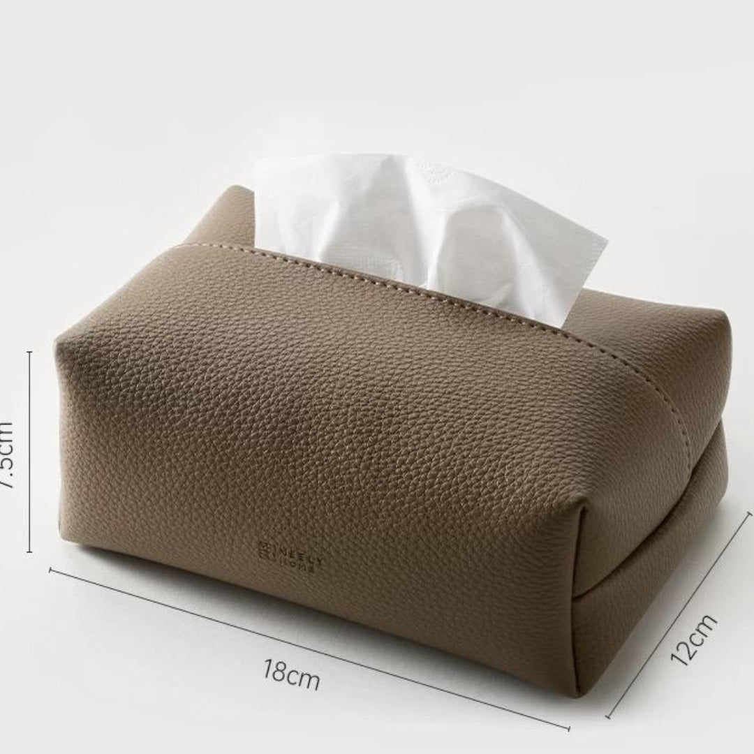 Leather Modish Tissue Box