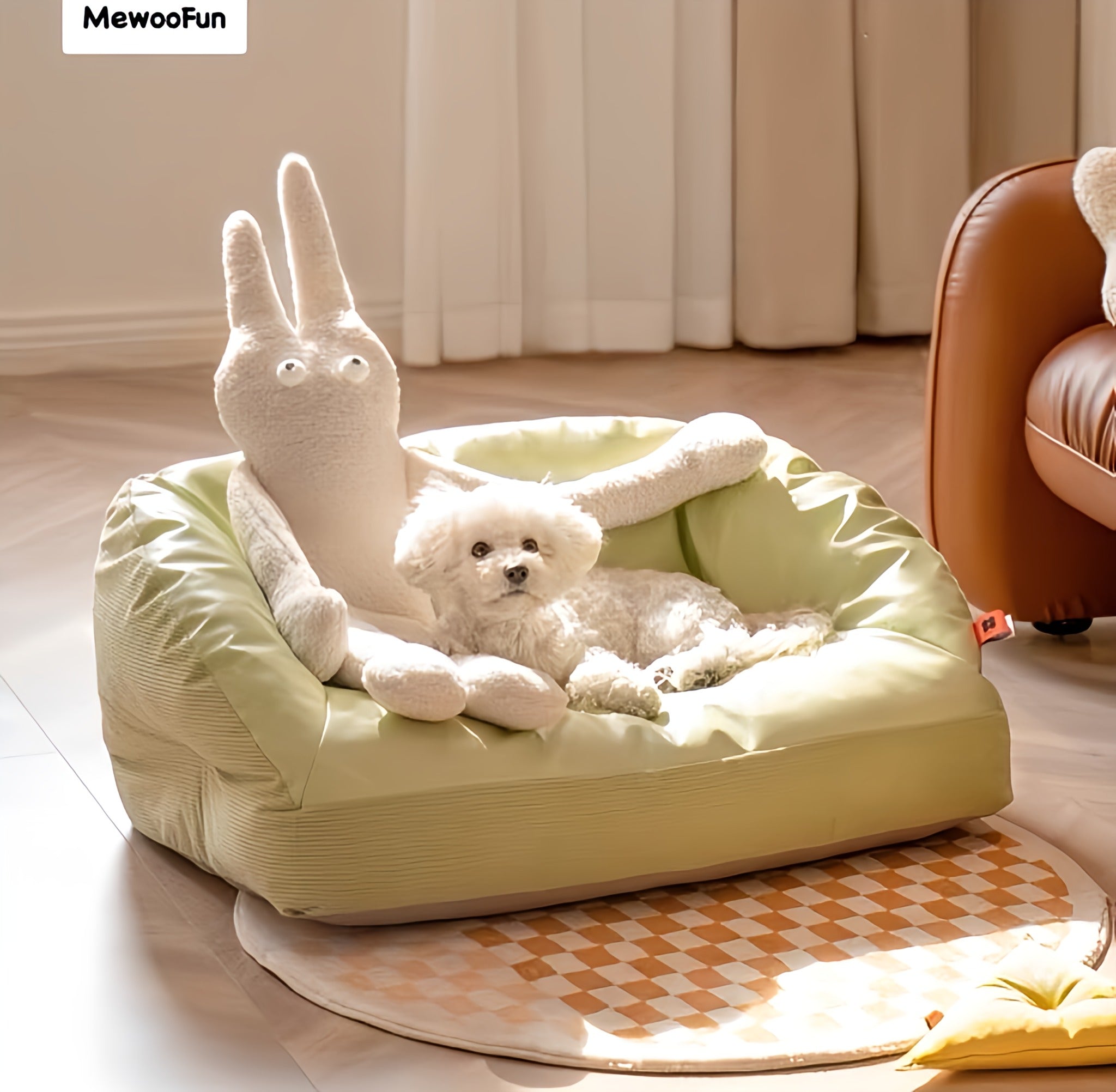 Sofa for Dogs with Removable Toy