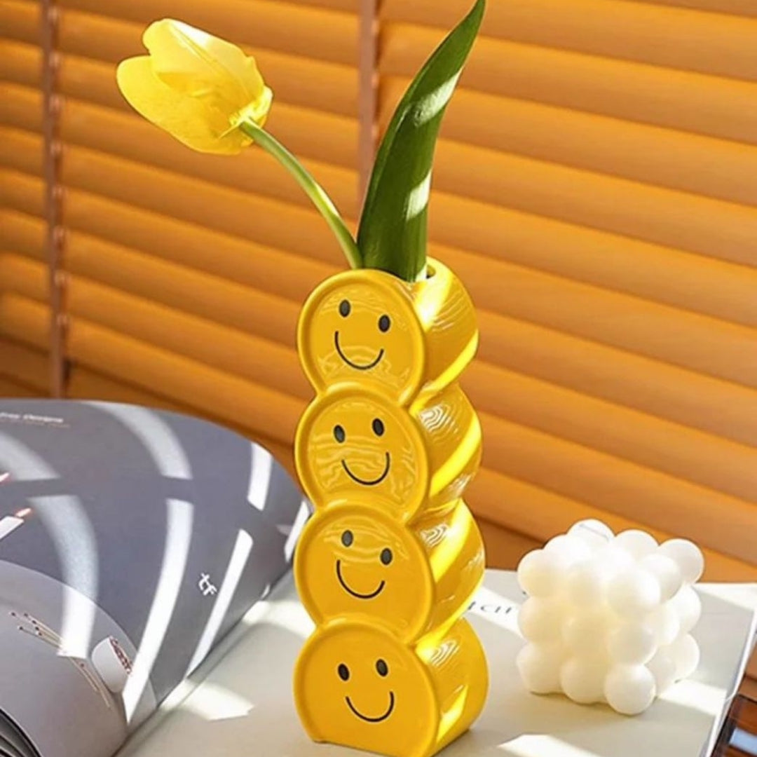 Smiley Face Vase