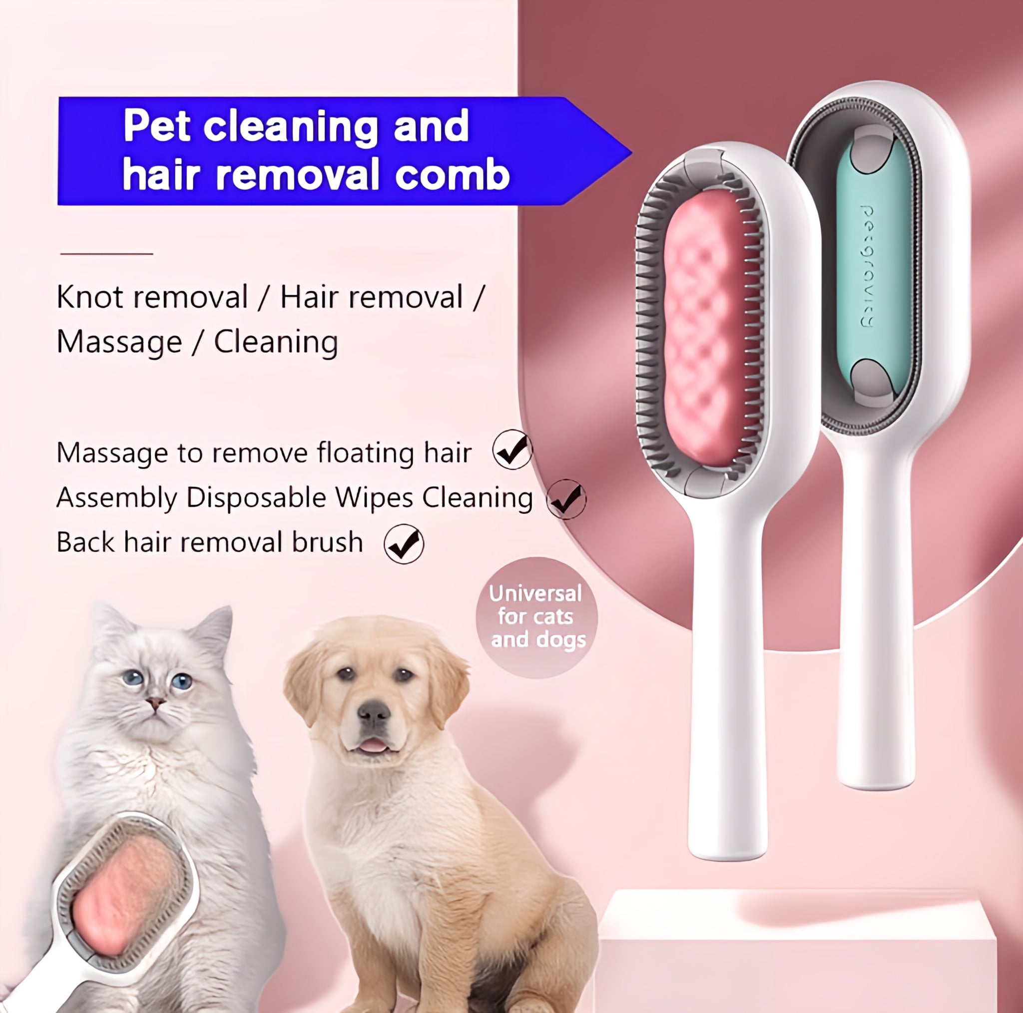 Pet Hair Removal Comb