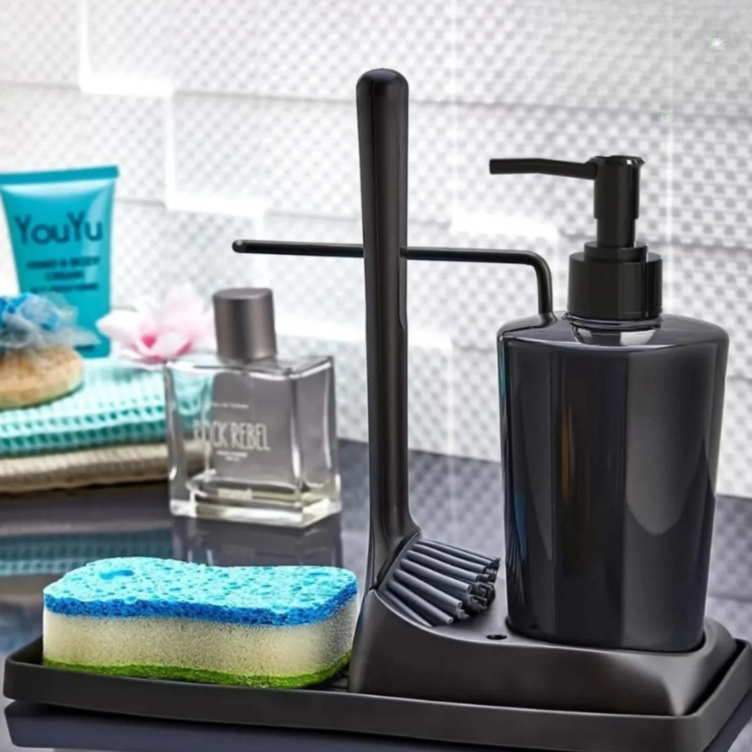 Brush sponge holder