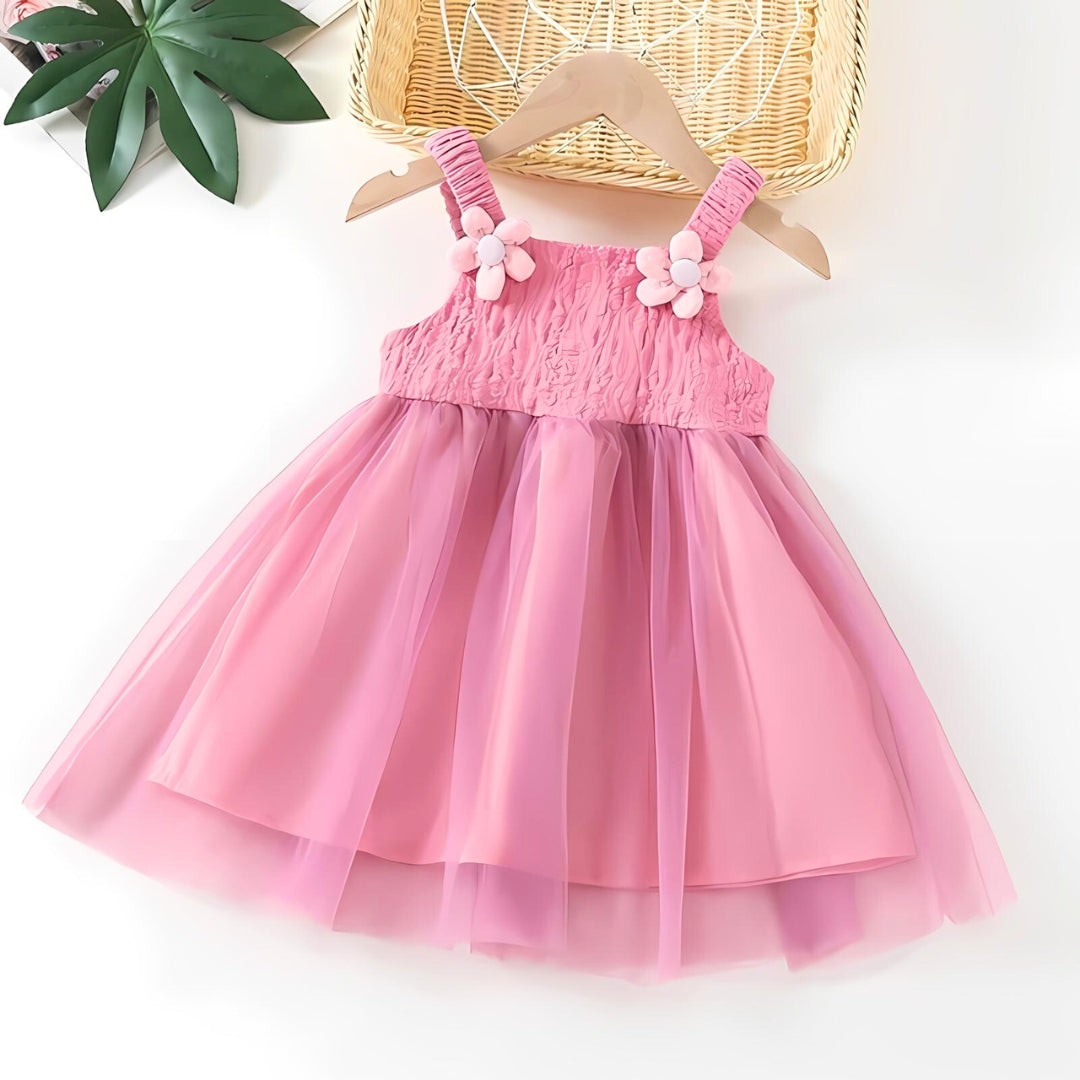 Flowers Tulle Dress