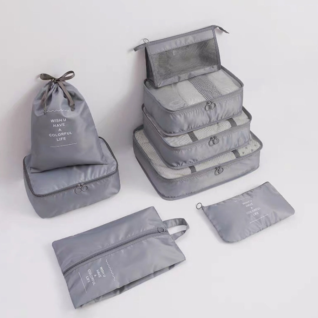 8 PCS Set Travel Luggage Organizer