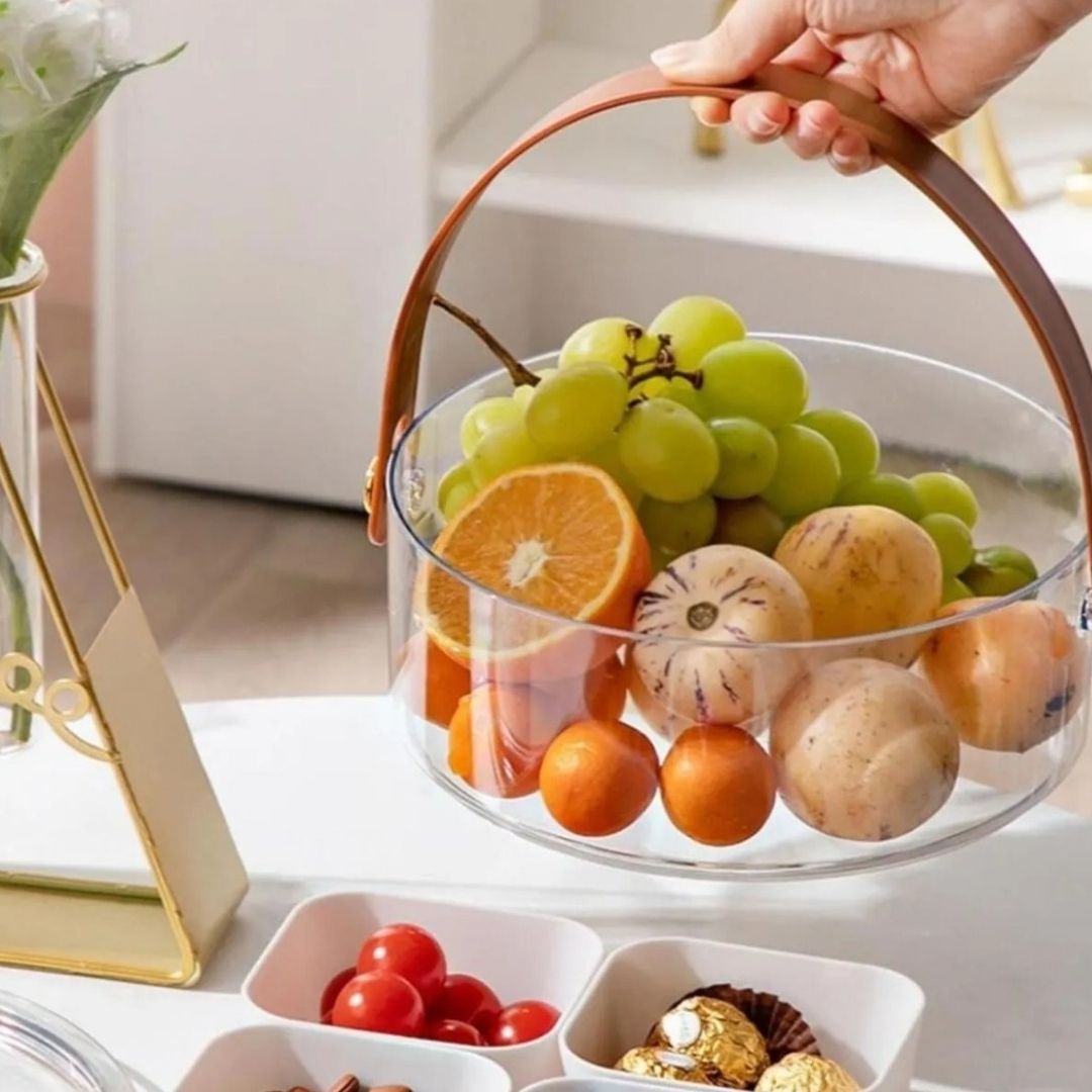 Fruit holder portable basket