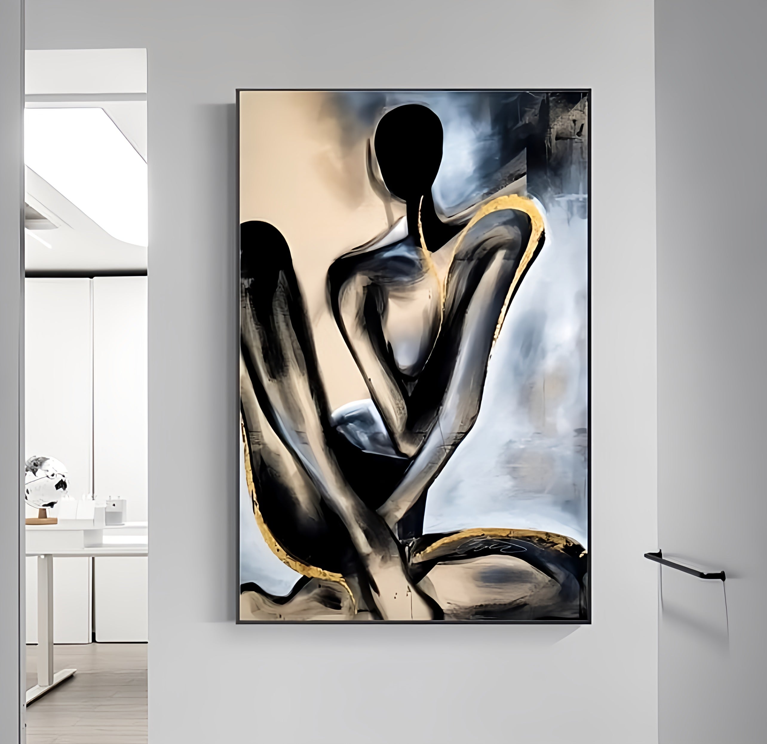 Abstract Figure Canvas