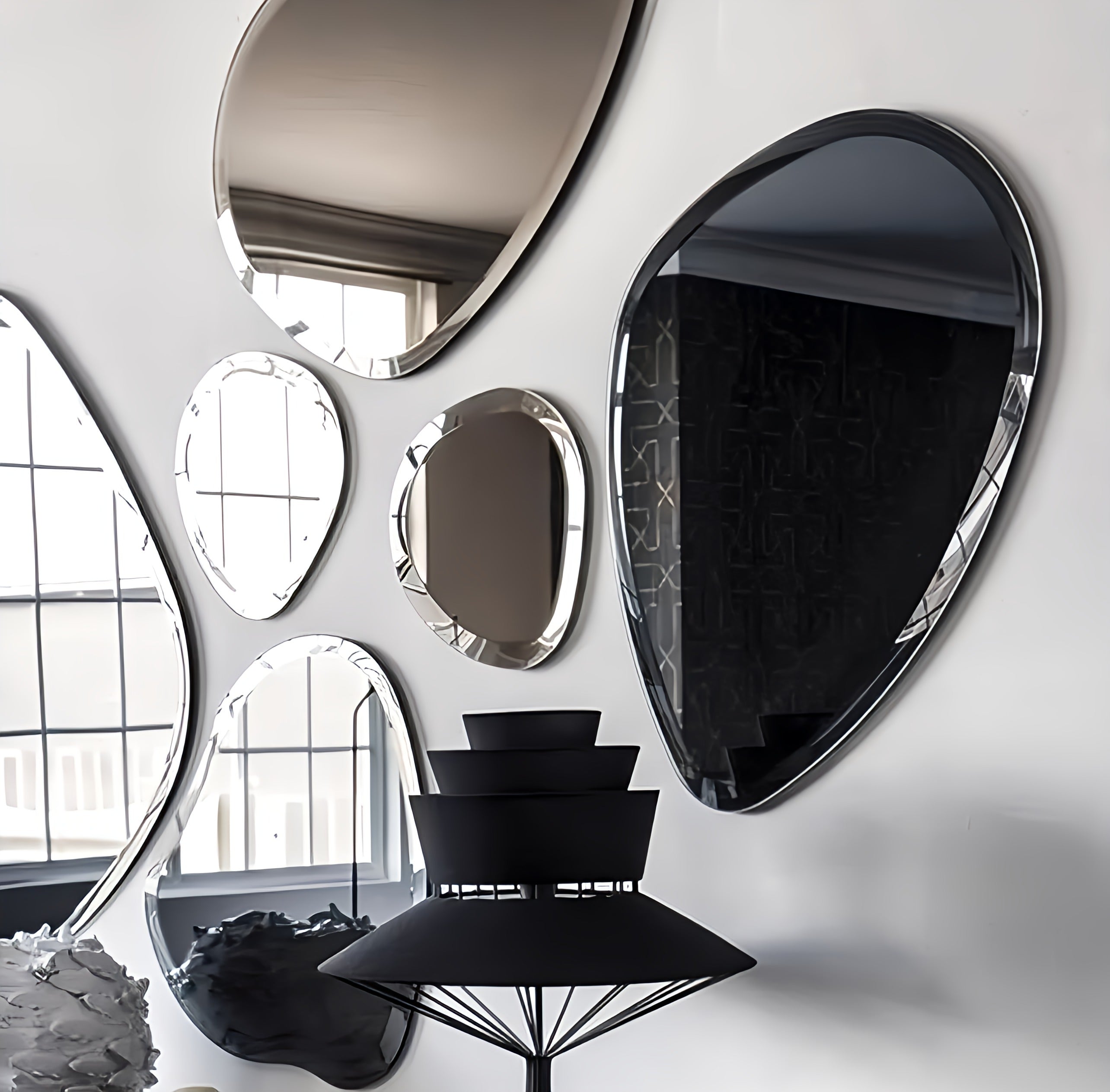 Pebble Shape Mirror