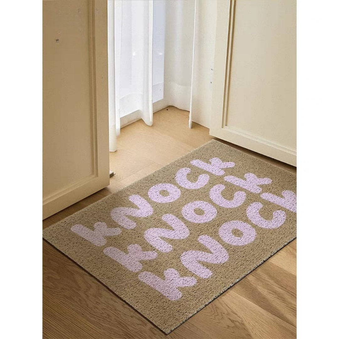 Knock knock mat
