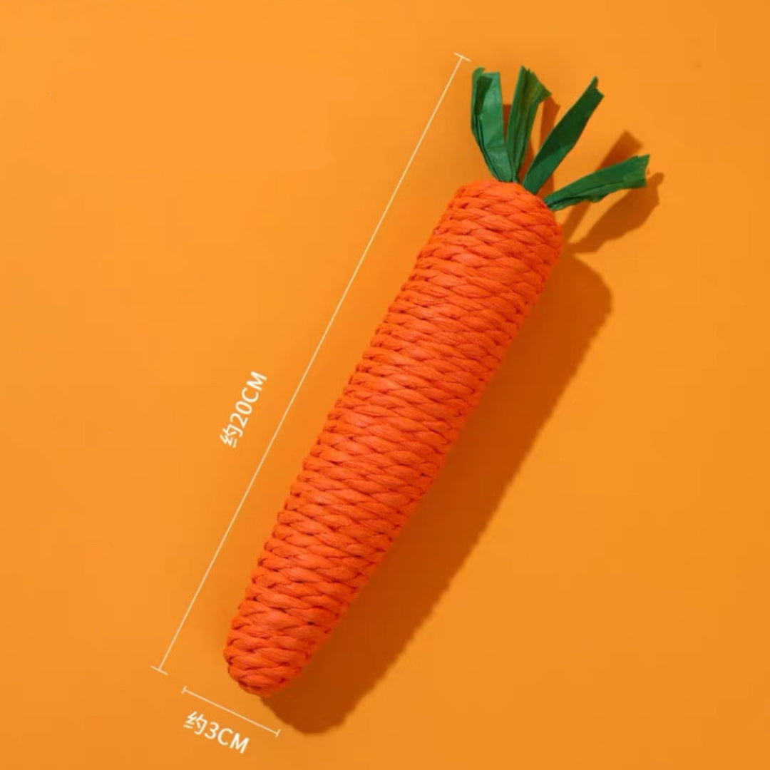 Cat Carrot Toy + Tunnel Bag