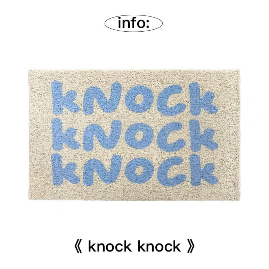 Knock knock mat