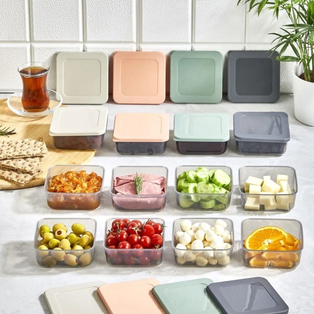 The 12 pcs square breakfast set