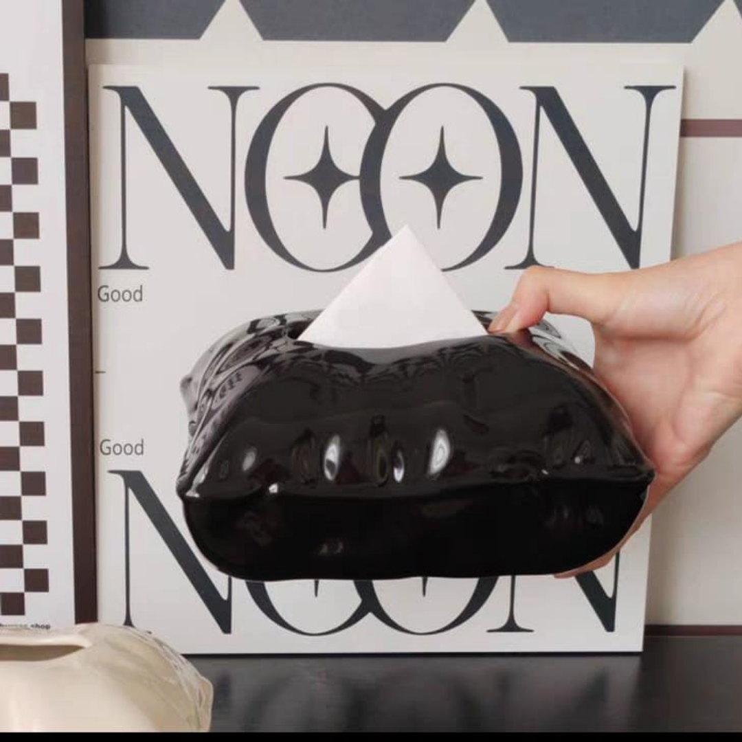 Cushion napkin holder
