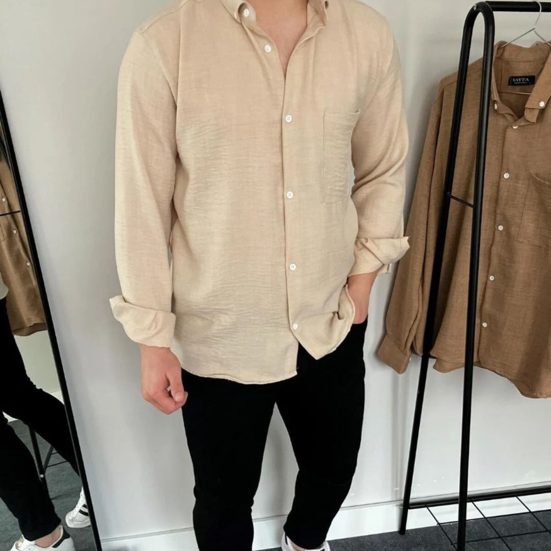 Slim Fit Linen Shirt