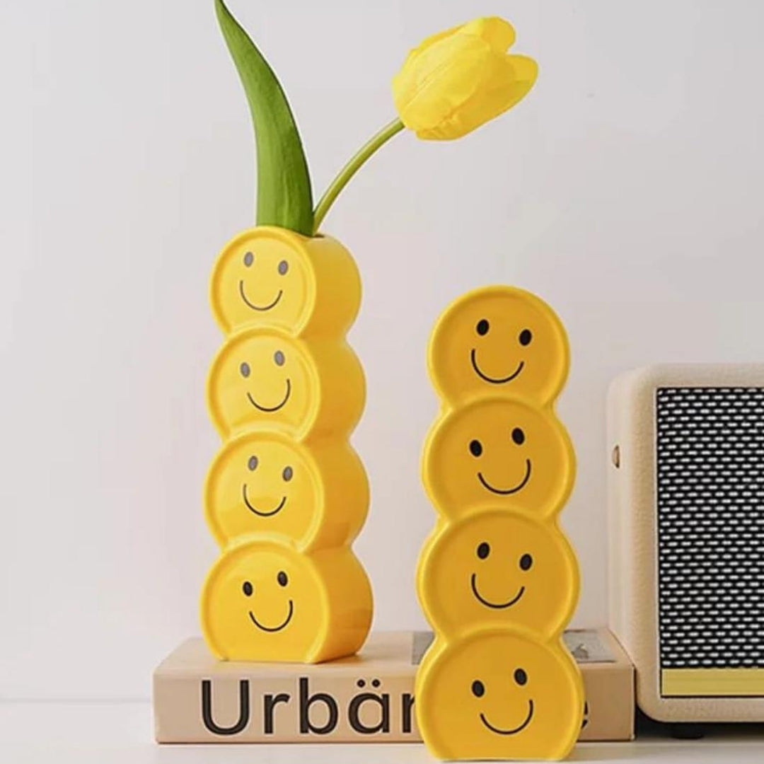 Smiley Face Vase