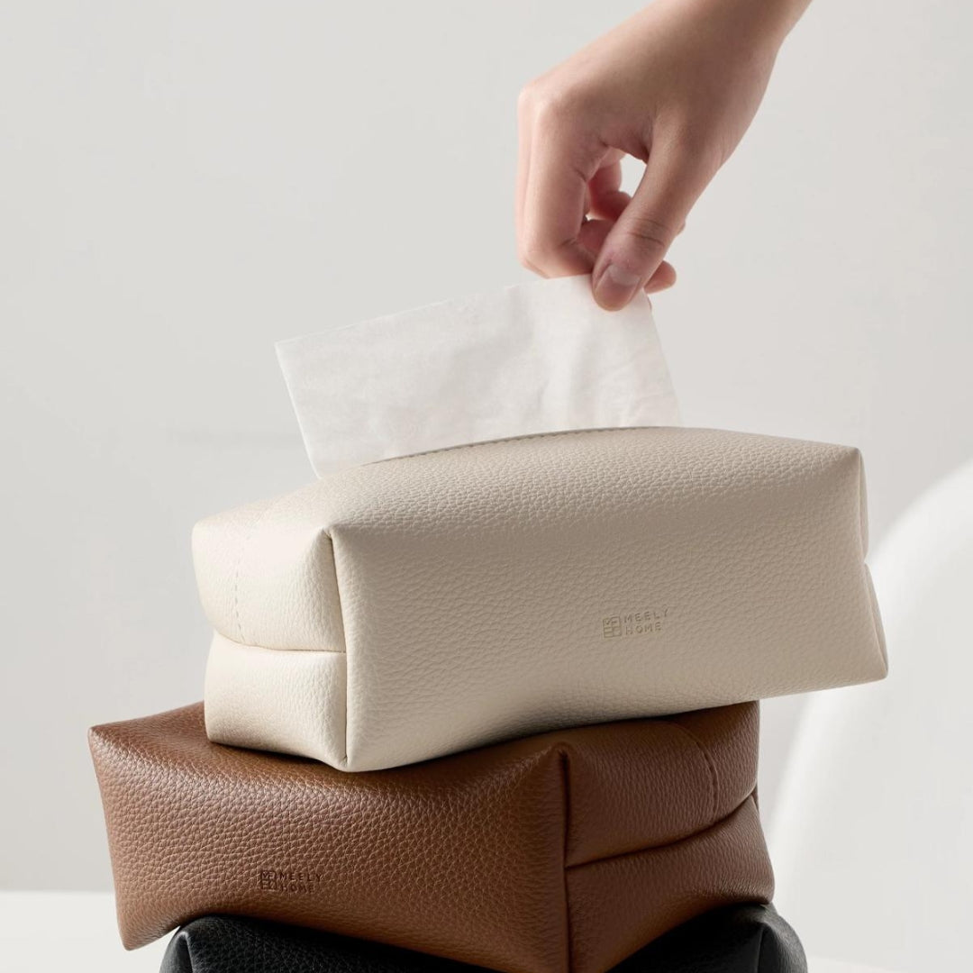 Leather Modish Tissue Box