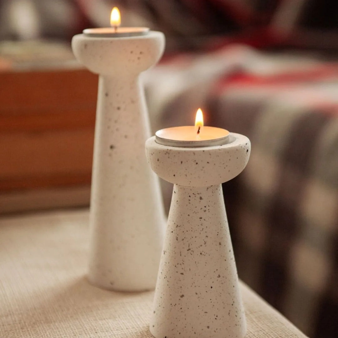 Mushroom Candle holders decorative set