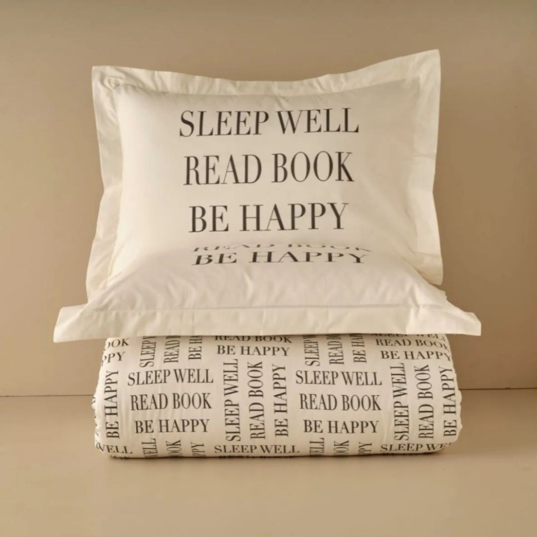 Ranforce Book Lovers Double Duvet Cover Set