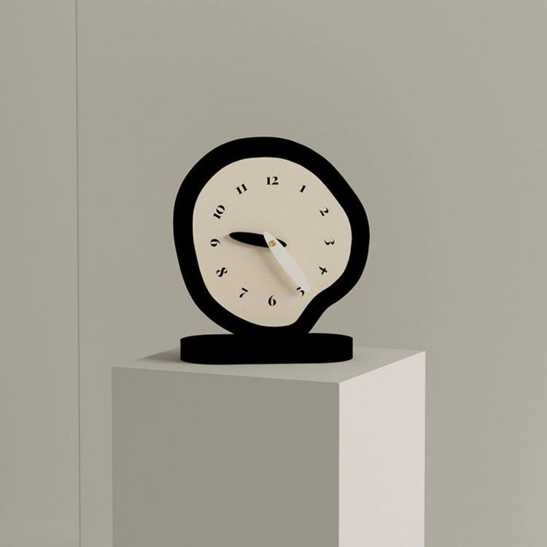 Black and white clock