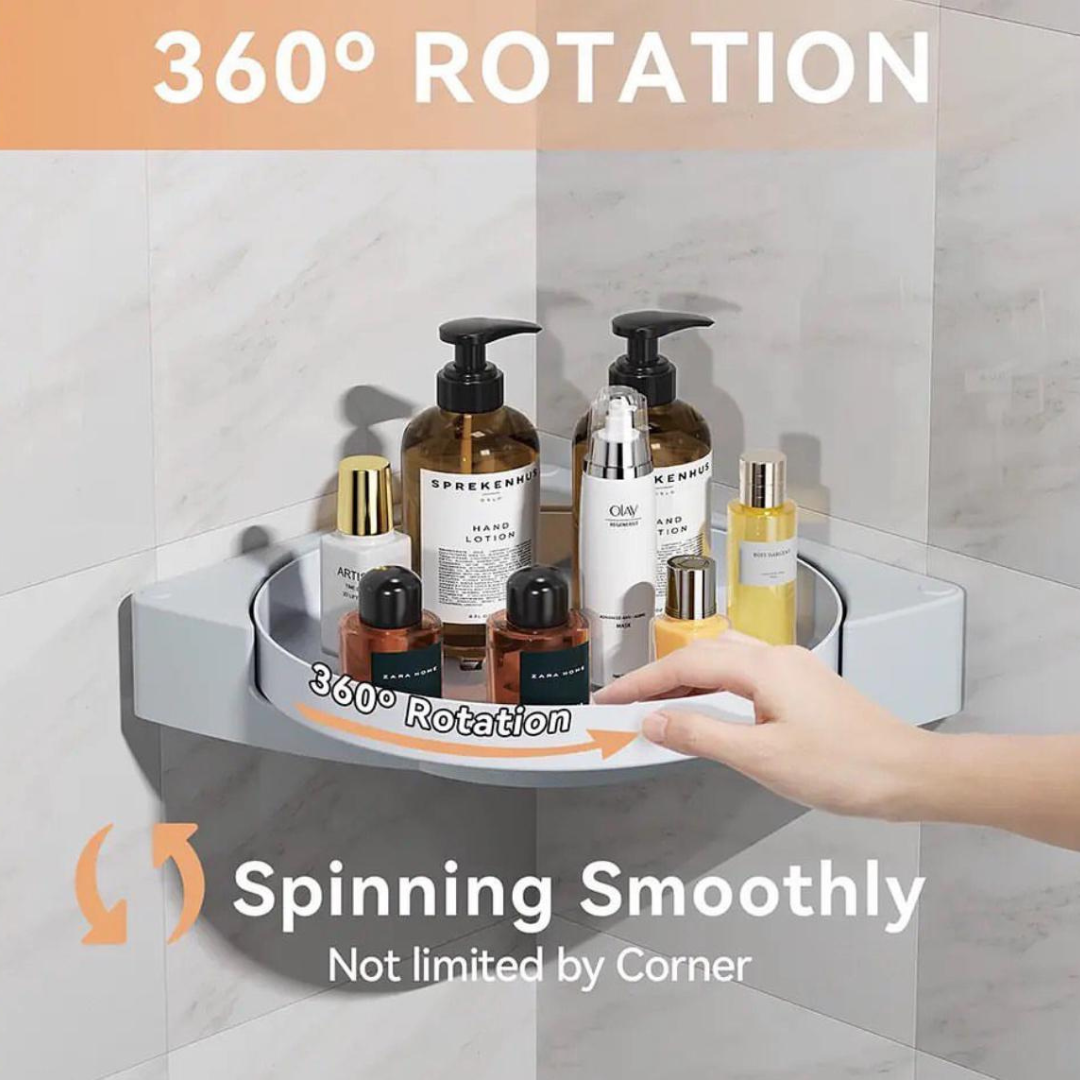 360 Rotation corner shelf