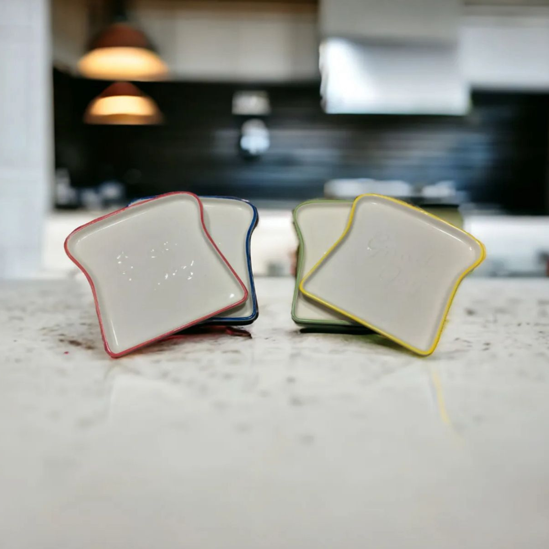 Ceramic Toast Bread Plate