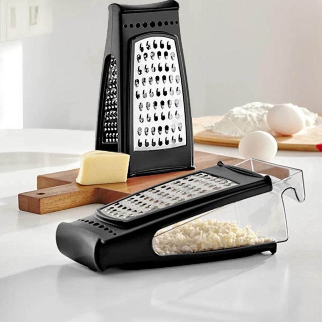 Double sided chamber grater