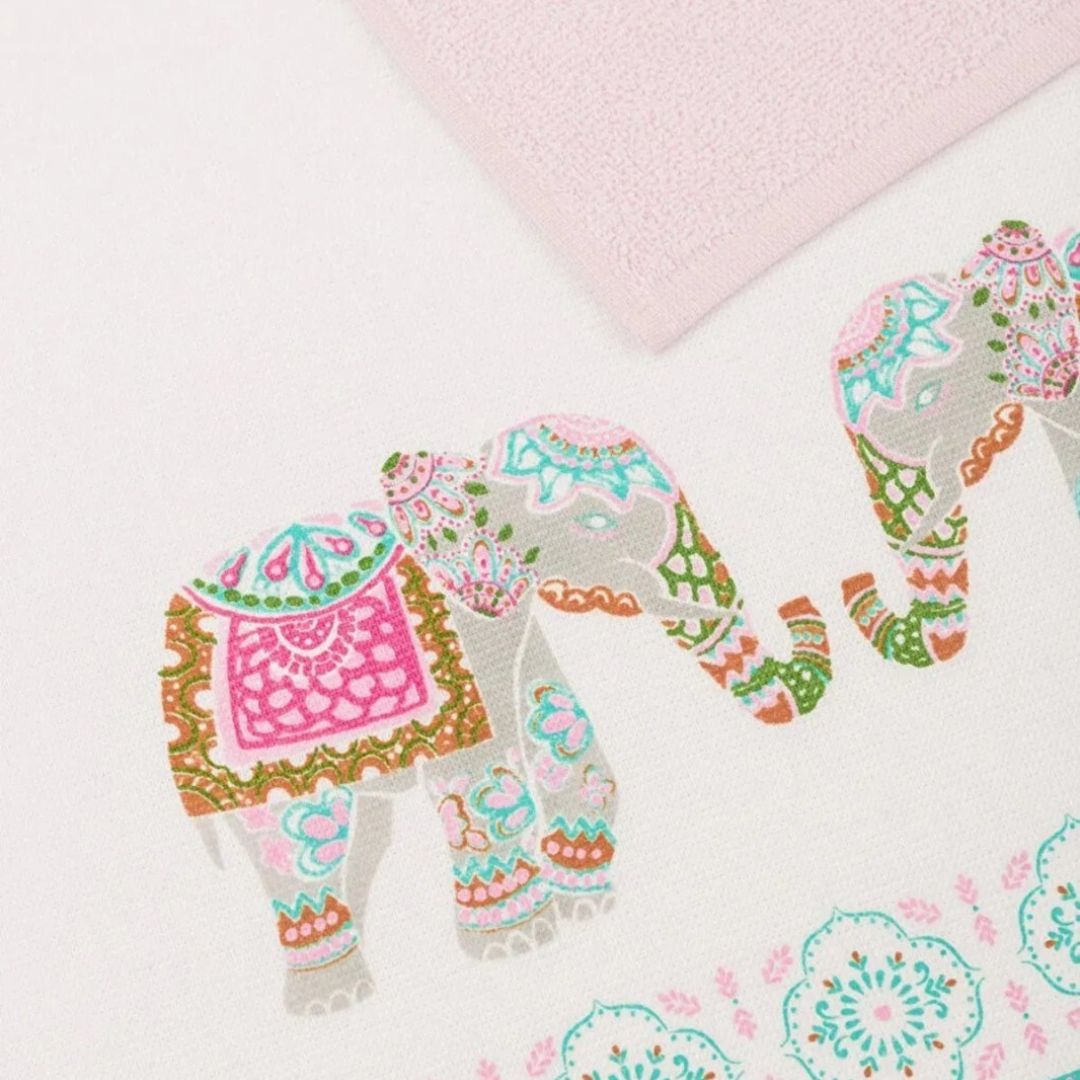 Elephant Printed Kitchen Towels