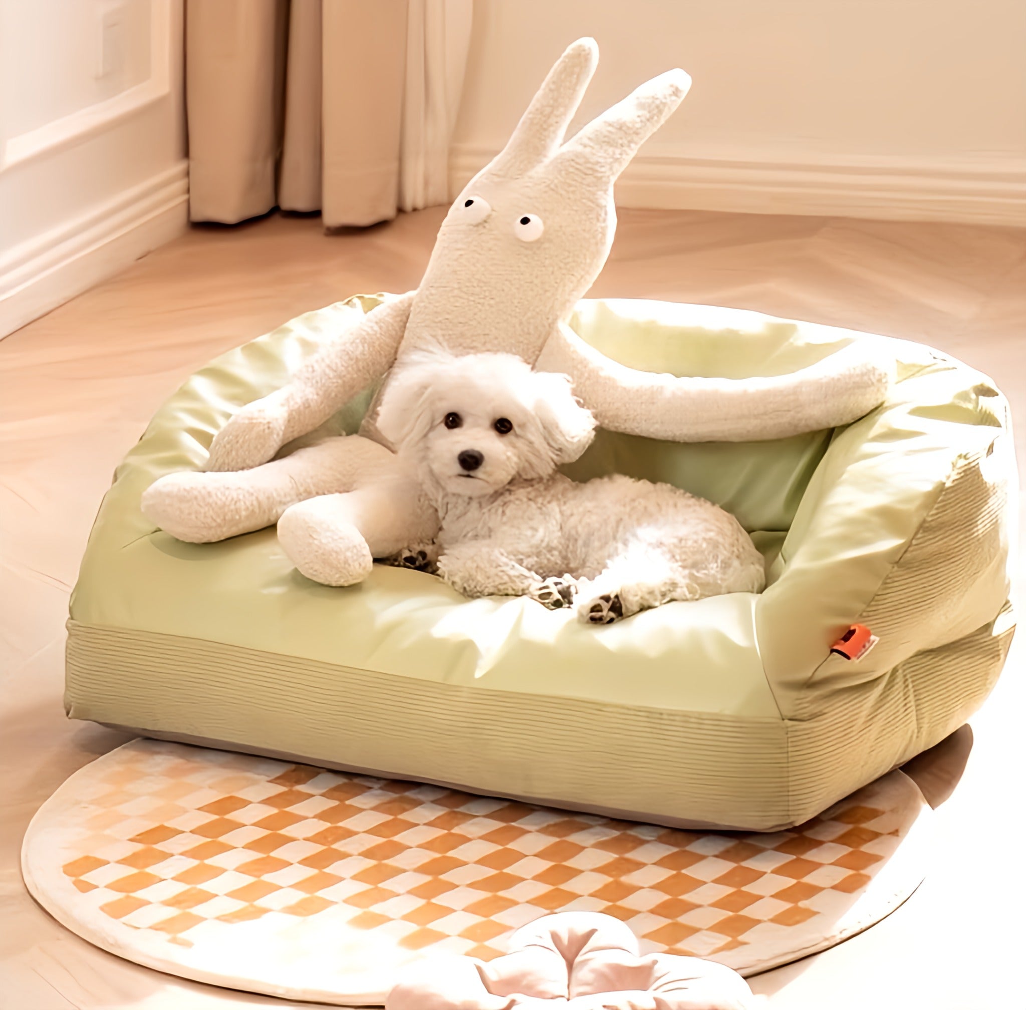 Sofa for Dogs with Removable Toy