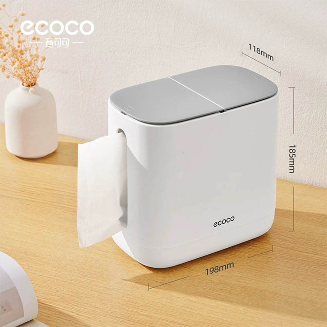 Ecoco 2 In 1 Tissue Box Holder